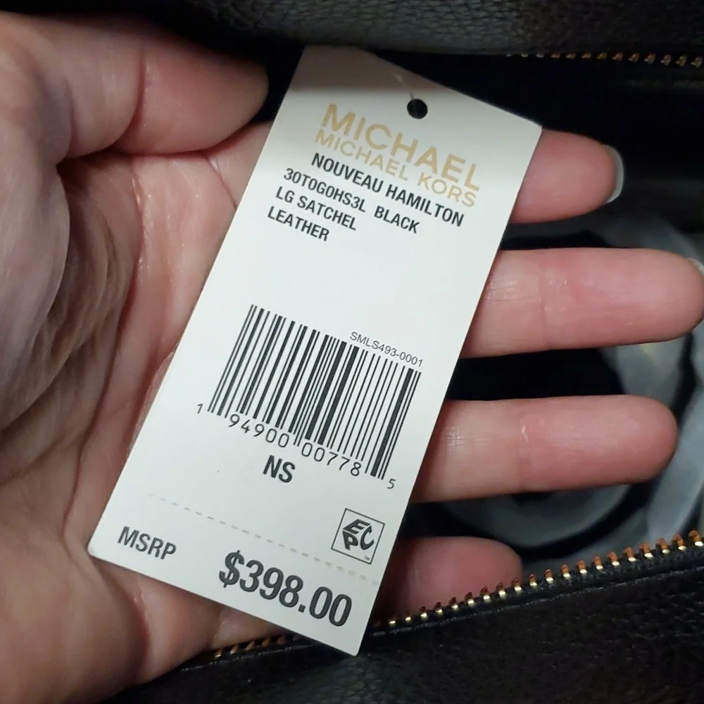 Michael Kors Nouveau Hamilton satchel handbag NWT - Picture 8 of 11